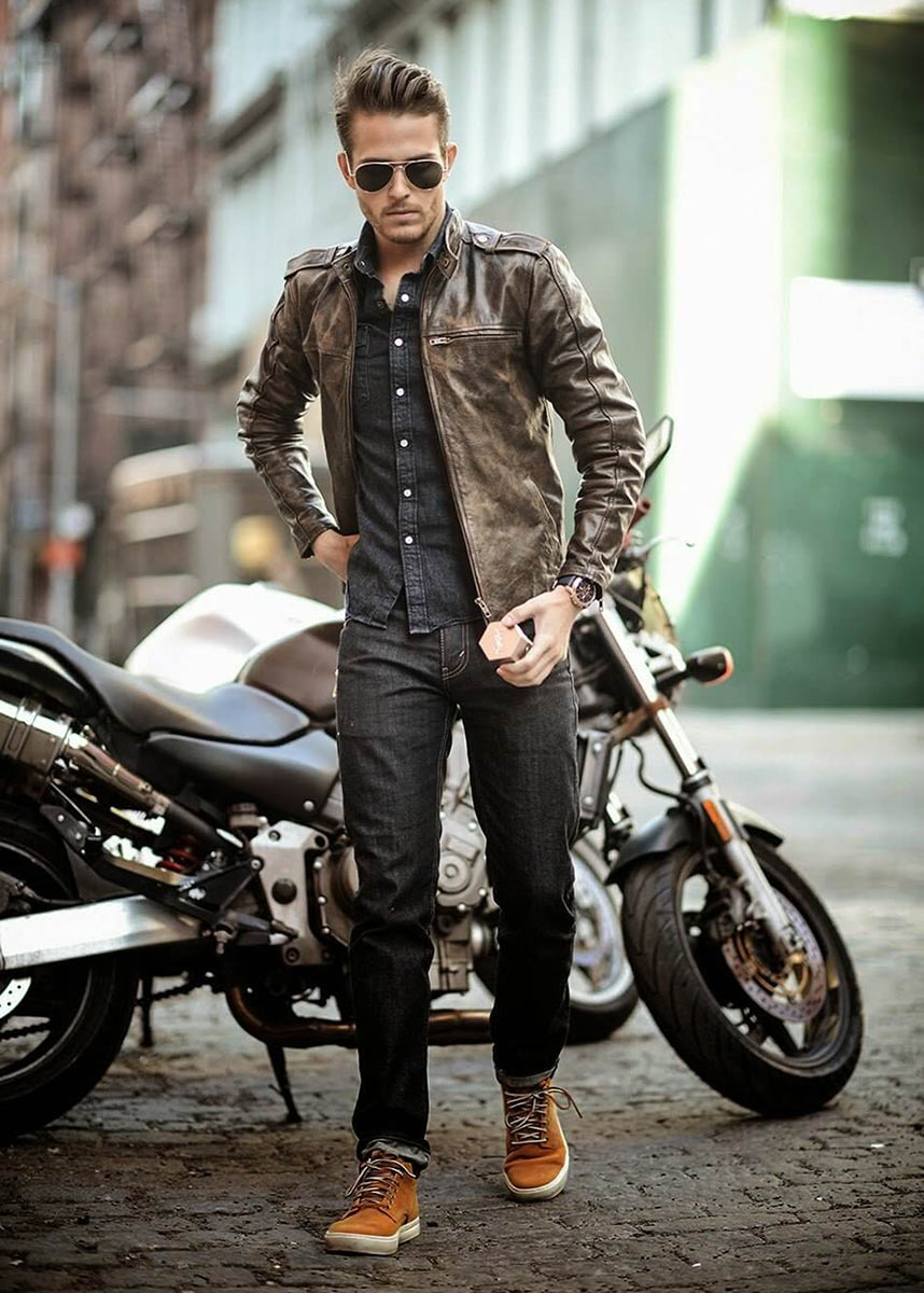 Zolki commercialise des blousons moto vintage pour homme